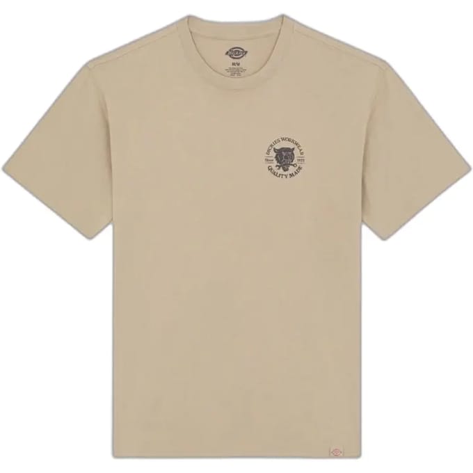 Short Sleeve Crew Neck Tee - Sand T-Shirts