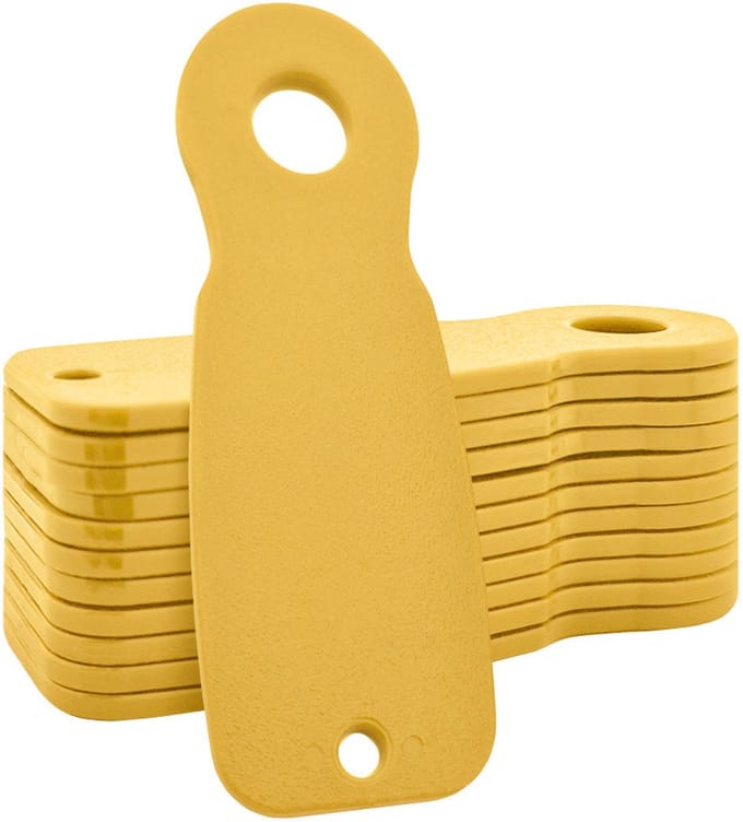 CombiCraft Winkelwagenmunt Caddy-Key Geel - 50 stuks