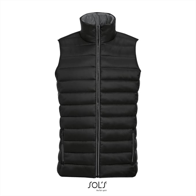 SOL'S Men´s Lightweight Bodywarmer Wave L01436 - Black - 3XL