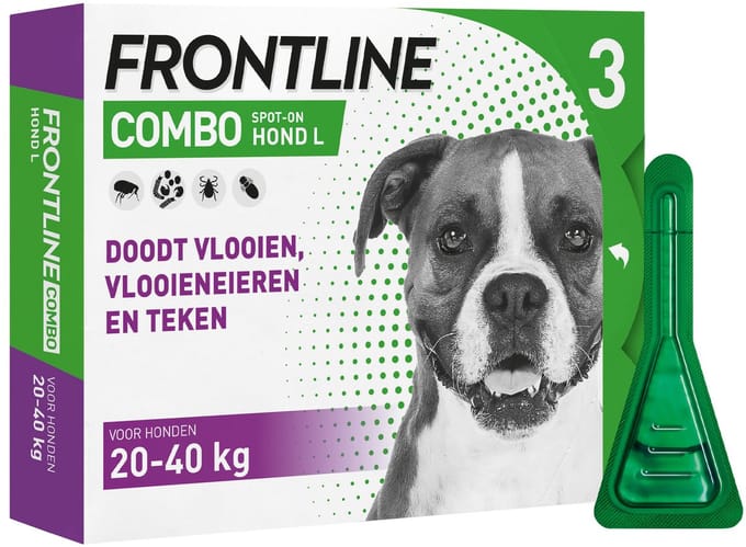 Frontline Combo Hond L (20-40 kg) - 2 x 6 pipetten