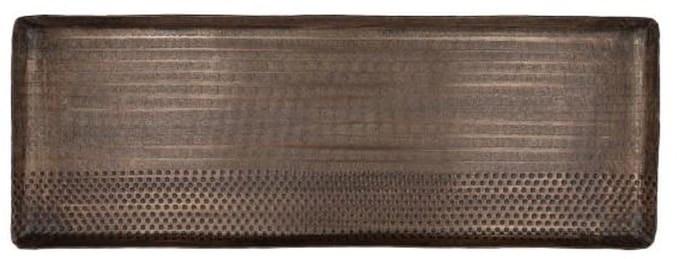 Dienblad 45x18x1,5cm Brass.