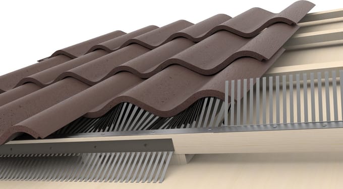 Ventistrip XL75 RVS Vogelschroot 1 x 1 meter strip