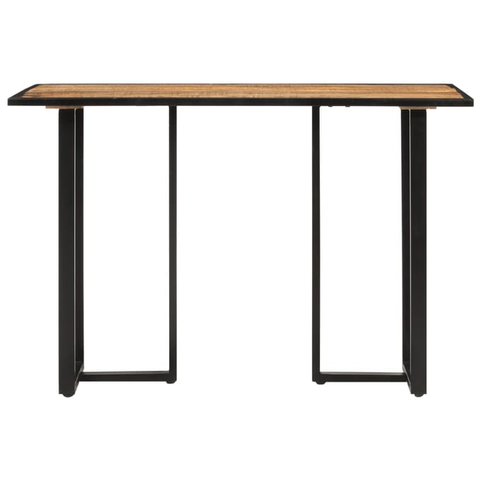 vidaXL - Eettafel - 110x55x75,5 - cm - massief - mangohout