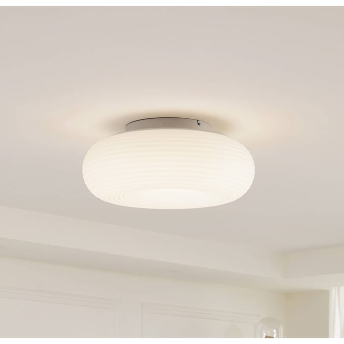 Lucande Slimme LED plafondlamp Bolti, wit, RGBW, CCT, Tuya