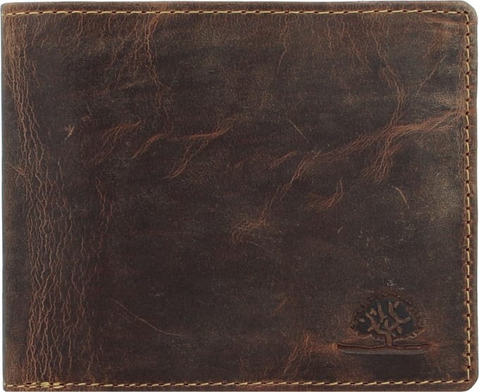 GREENBURRY portemonnee Vintage Wallet Brown bruine