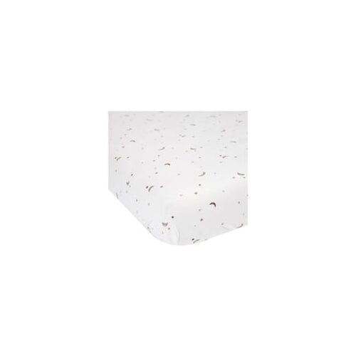 Prénatal wieg hoeslaken Ster en Maan Ivory White unisex