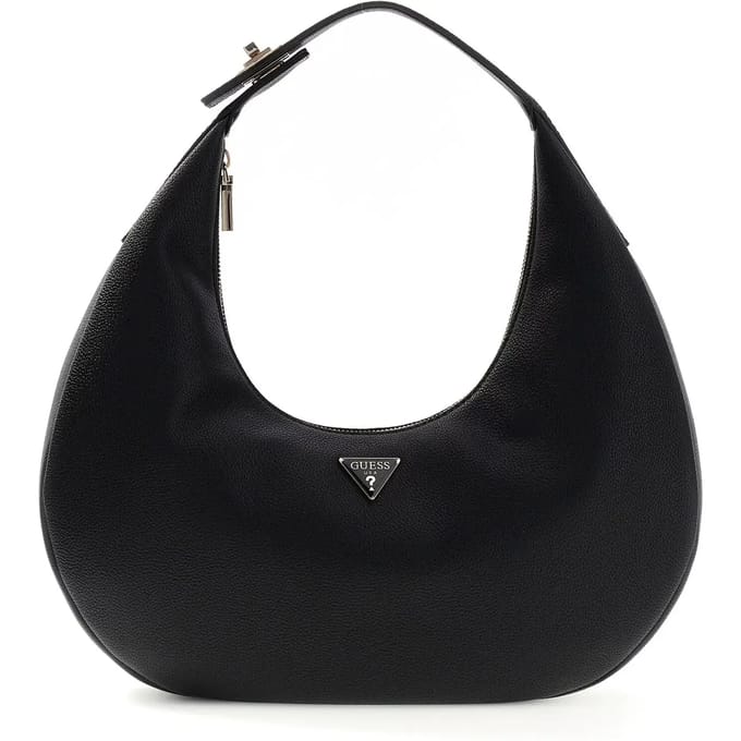 GUESS schoudertas Evie Hobo Bag Black zwart
