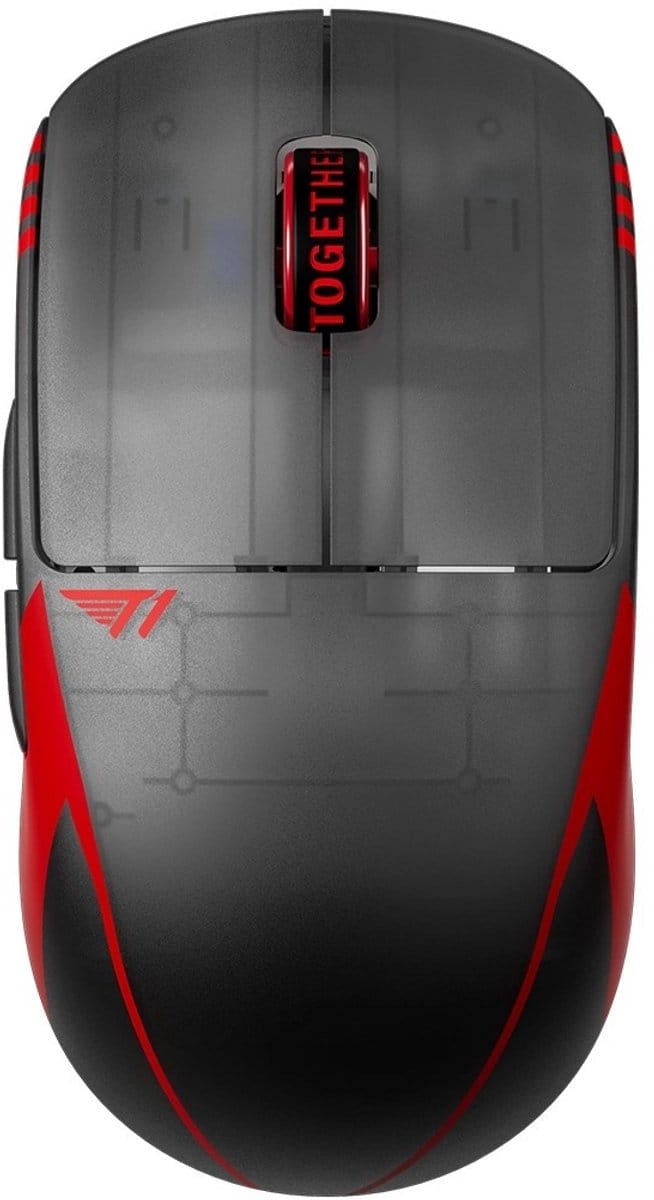 Pulsar X2 CRAZYLIGHT Mini Wireless - T1 Edition - Gaming muis - Optisch - 5 knoppen - Rood
