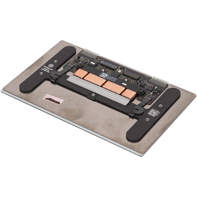 Accessoires pour ordinateur portable : pavé tactile compatible avec MacBook 12 pouces A1534 (2016) (argent) argenté