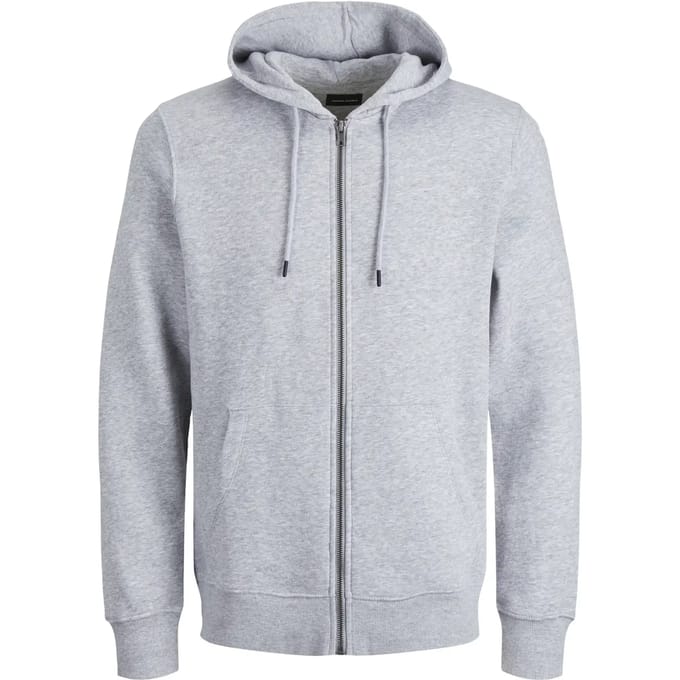 Jack & Jones Plus Hoodie met rits Plus Size Effen Hoodie met rits