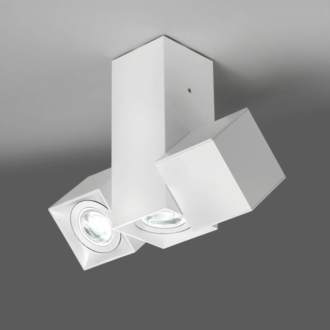Milan Iluminación Milan Dau spot plafondlamp 3-lamps wit