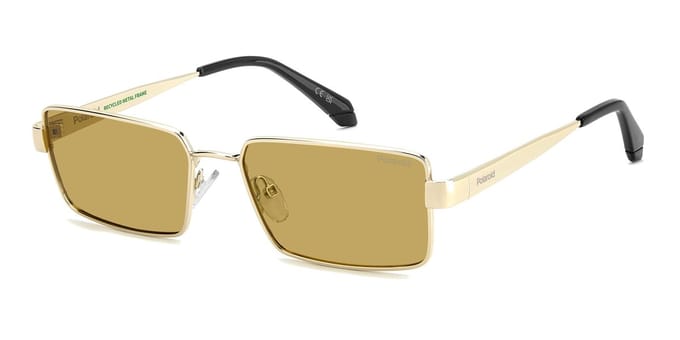 Polaroid PLD 6255/S/X GOLD OCHRE/YELLOW POLARIZED 56/17/145 Herrenbrillen Zonnebrillen