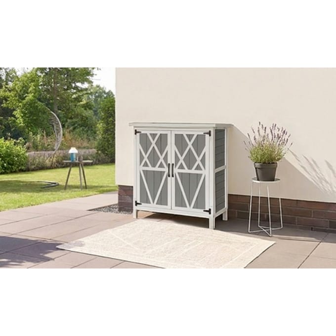 Houten tuinkast Yana van het merk Home Deluxe: L
