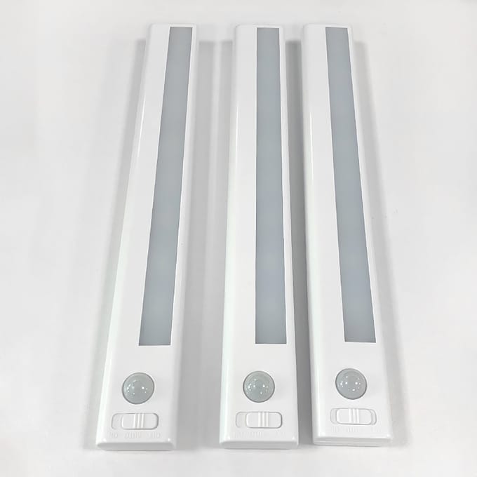 Kastverlichting / Aanrechtverlichting, LED-lichtstrip met bewegingssensor 3-pack