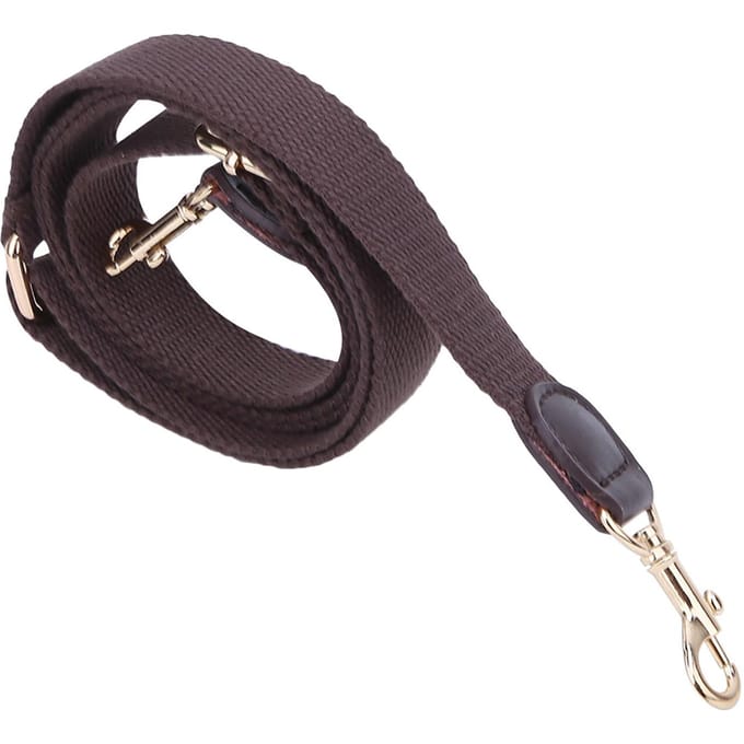 Handgemaakte doe-het-zelf bagageonderdelen Verstelbare crossbodytas leren riem voor CBD065-066Koffie koffie