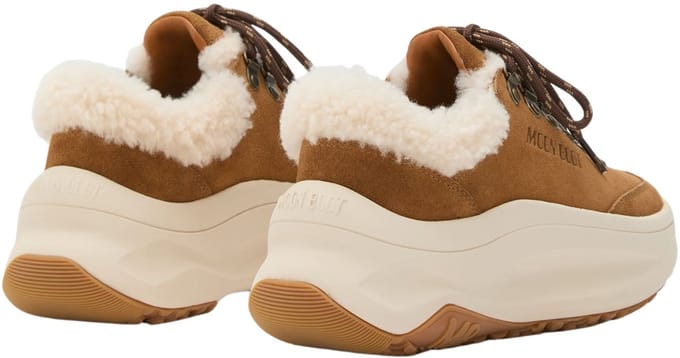 Moon Boot - Schoenen Cognac Moon Boot Mb Moon247 City Shearling Sneakers Cognac 80d2490040