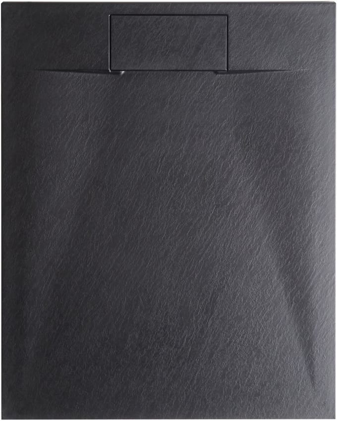 BELIANI AZZURRO - Douchebak - Zwart - 120 x 80 x 3 cm - SMC (kunststof)