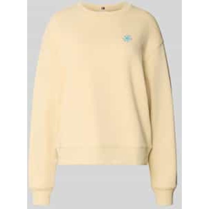 Regular fit sweatshirt van katoenmix