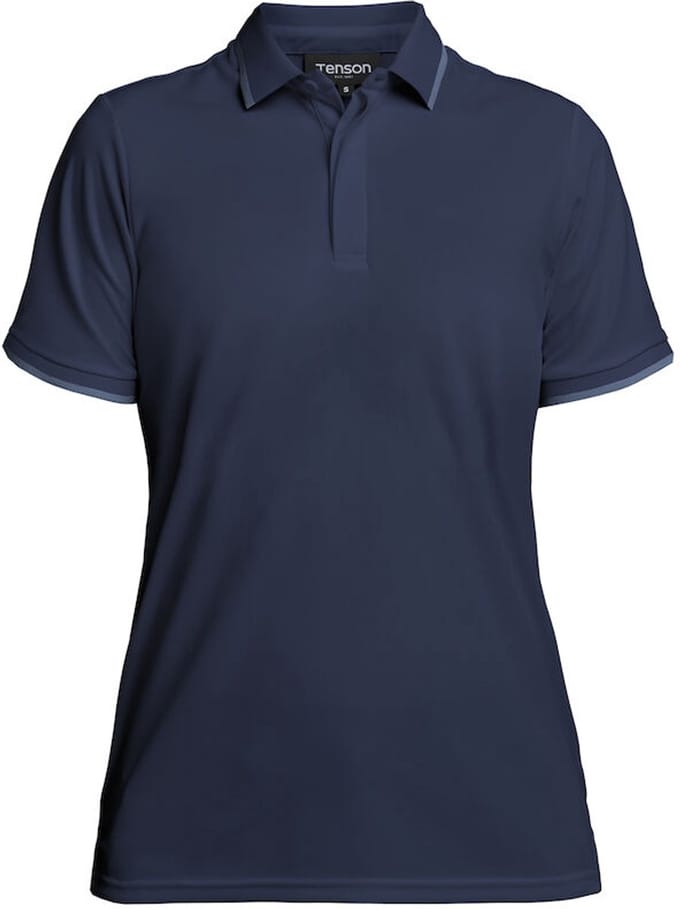 Tenson TXlite Q-Dry Polo 465018078 - Donkerblauw - S