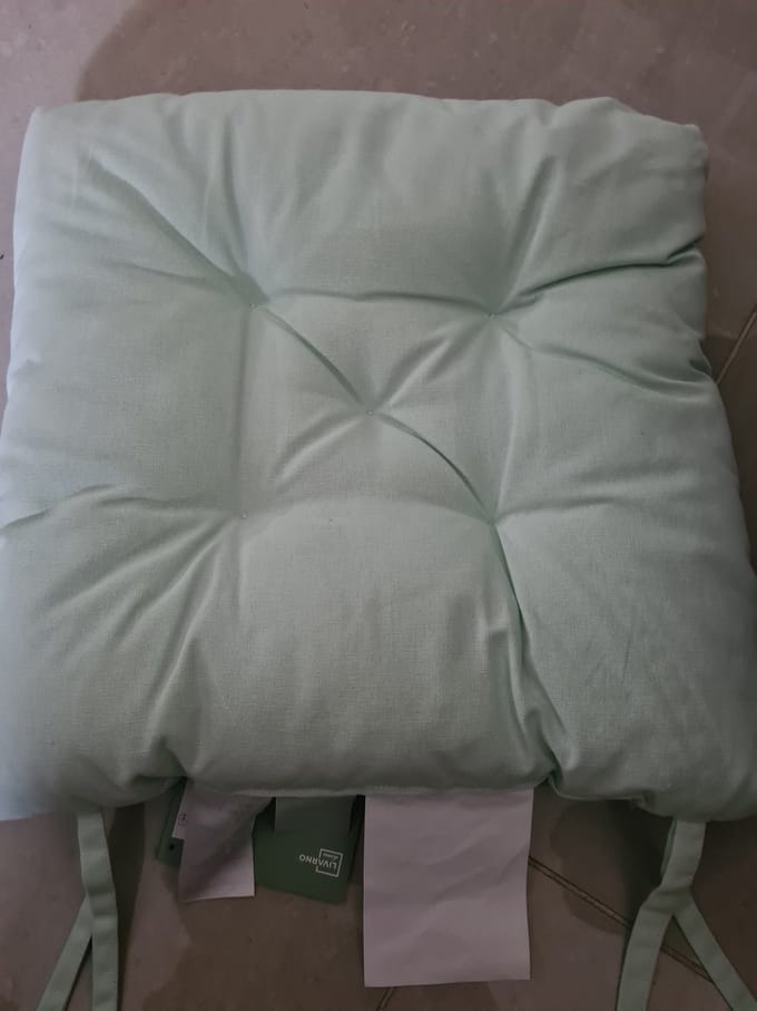 Livarno home Zitkussen 35 x 35 cm mintgroen