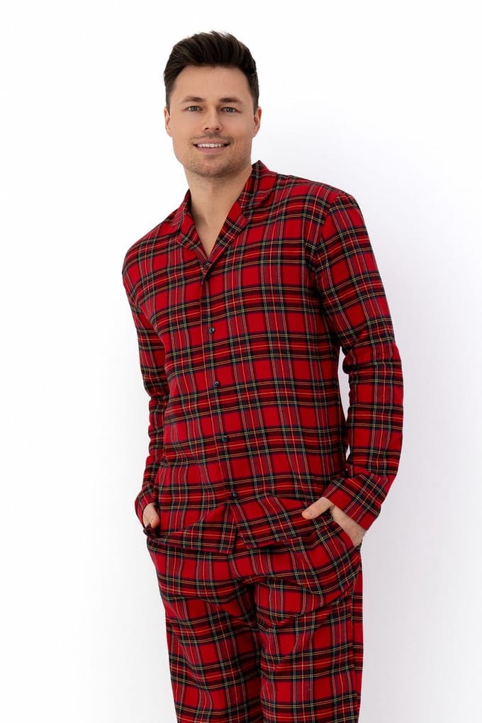 Sensis Katoenen Heren Pyjama Flanel Philip M