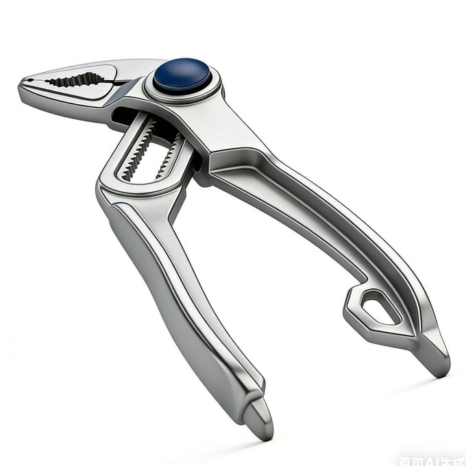 Mini Tang Sleutel 5,9 Inch Verstelbare Vergrendelingssleutel met 15 Posities V-bek Parallelle Klemmen voor Krappe Ruimtes Loodgieterswerk gray