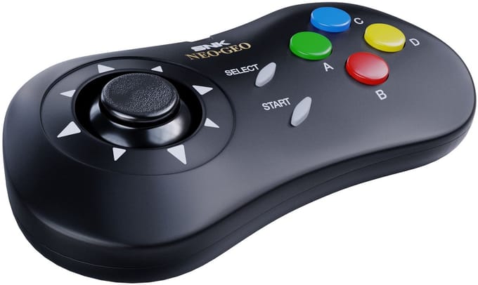 SNK Corporation NEOGEO AES+ Gamepad (Black) - Wireless Controller - NEOGEO AES+