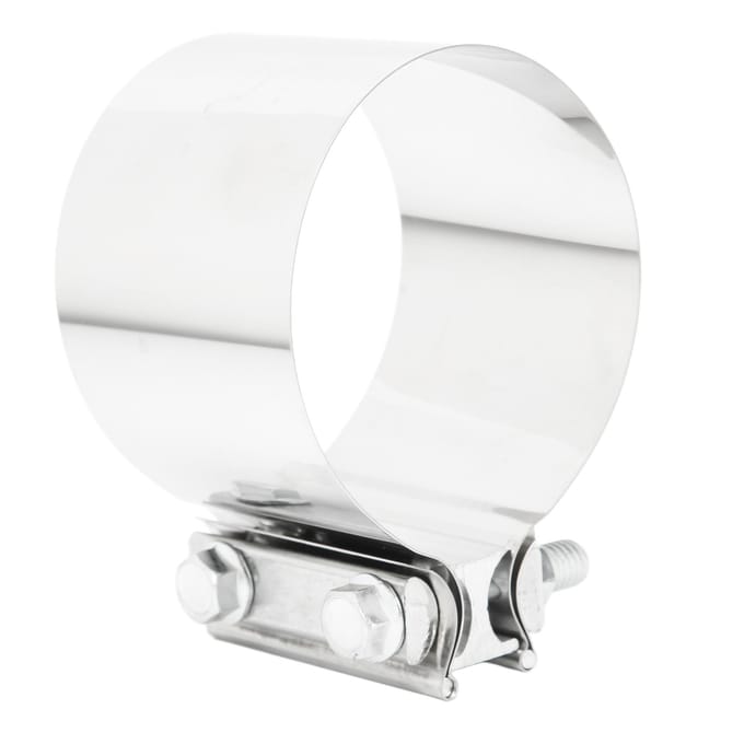 Uitlaat Bandklem RVS Butt Joint Universeel voor Dempers Downpipes Headers 4in
