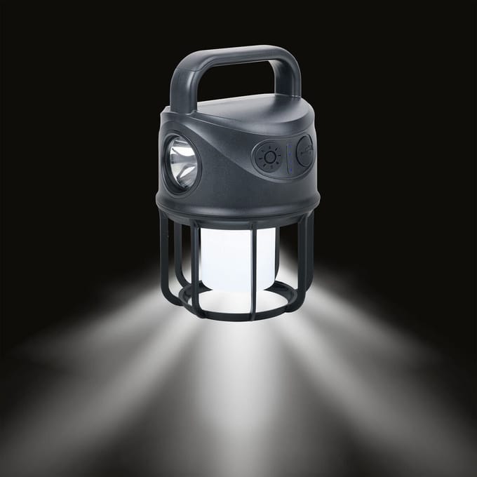Troika Campinglamp met powerbank - NIGHT OWL