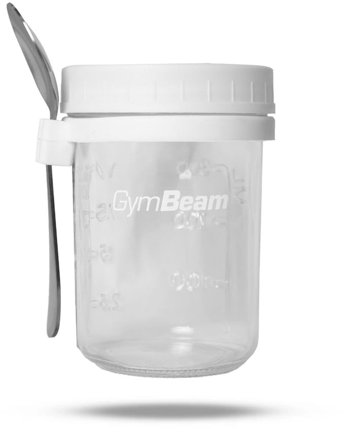 GymBeam Ontbijtbeker Wit 350 ml