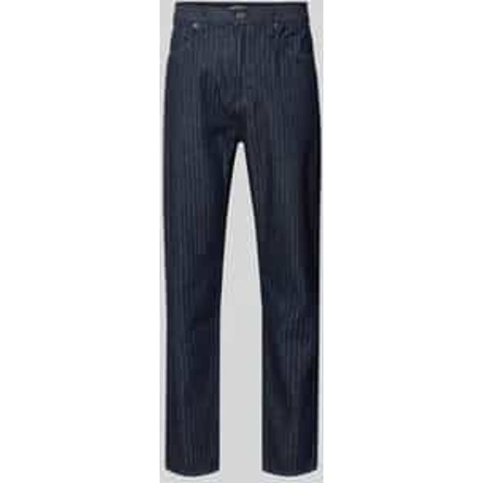 Tapered fit jeans van 100% biologisch katoen model 'HERRINGBONE'