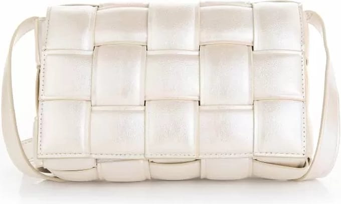 Bijoutheek Tas Ruiten Metallic Zilver