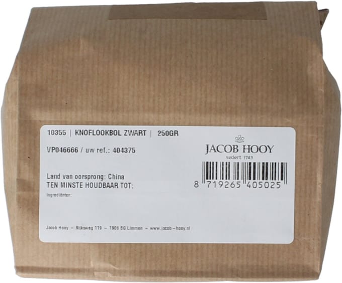 Jacob Hooy Knoflookbol zwart 250 Gram