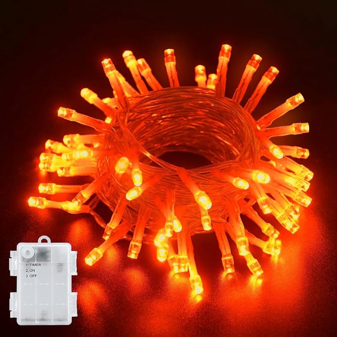 Lichtsnoer met Timer voor Buiten: 3 Meter, 30 LED's, IP65 Waterdicht