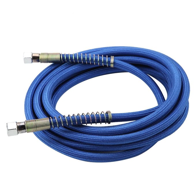 5m IJzer Siliconen Rubber Stoombuis Ketels Hogedruk Stoomslang 4MPa blue