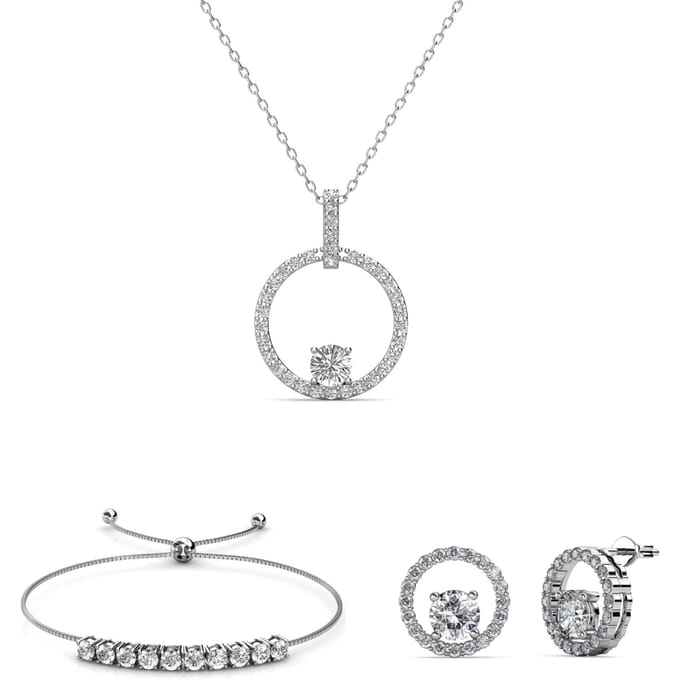 Mia Amory Sets - Zilver en Kristal
