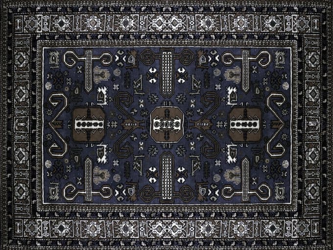 Vinyl | Vloerkleed vinyl | Nyla | 95x95 cm