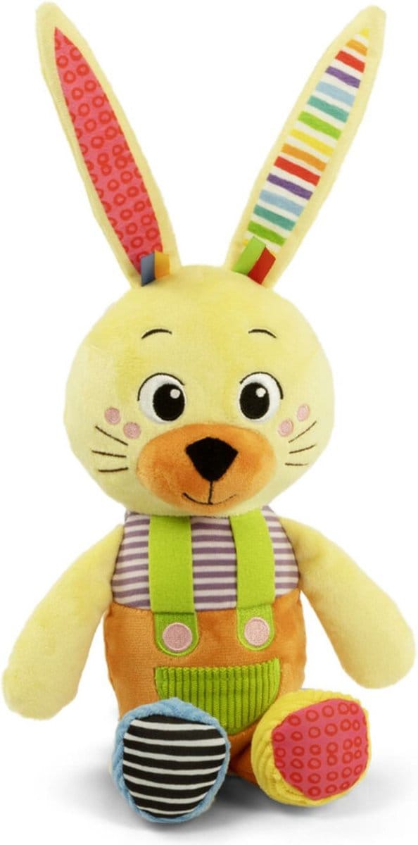 Clementoni - Babyspeelgoed - Knuffel Konijn - Benny the Bunny - vanaf 0 maanden
