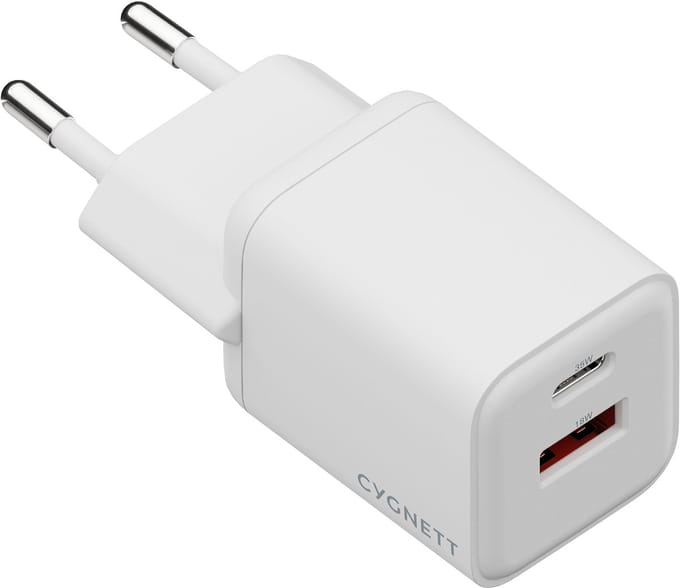 Cygnett Powerplus 35W Dual Port Wall Charger - Wit