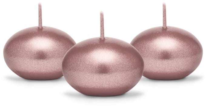 Floating Candle Disc Rose gold (50st)