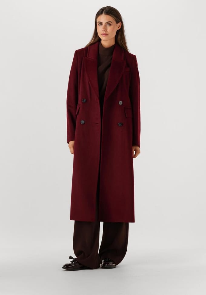 Beaumont Tiffany Long Coat Jassen Dames - Winterjas - Bordeaux - Maat 34
