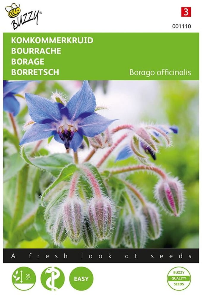 Buzzy® Komkommerkruid (Borage)