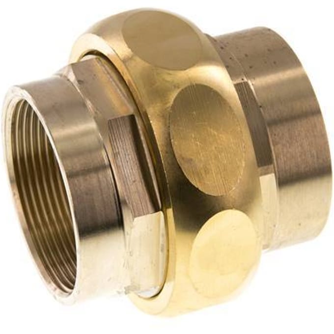Union Rechte Connector Rp2'' Vrouwelijk Messing Platte Dichting Centellen 16bar (224.8psi)