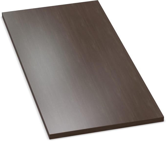 Tafelblad Eiken - Bureau blad Werkblad - Meubel maken - Vochtbestendige ABS-rand - 90x70 cm - Eiken Piemonte Mokka
