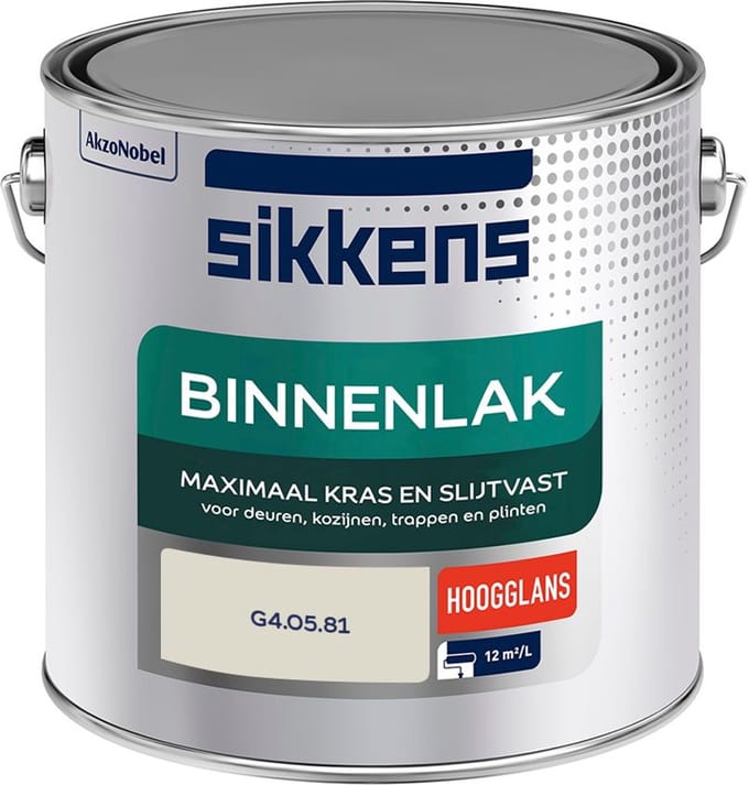 Sikkens - Binnenlak Hoogglans - G4.05.81 - Mengverf - 2,5 L