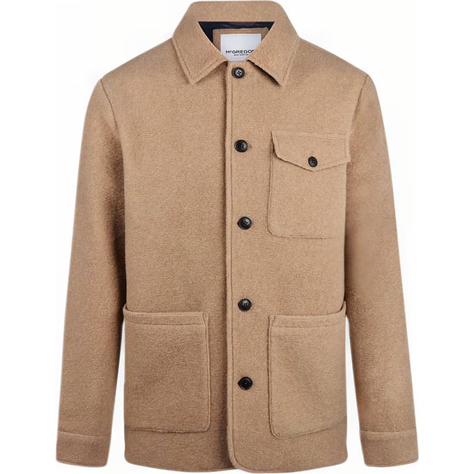 McGregor Over Shirt Jacket Sand Size: M | Light Jackets Outlet | Heren | Beige