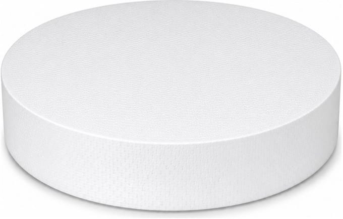 Piepschuim vormen - cirkel - 1x - D30 x 4 cm - styropor hobby / DIY vorm - basis knutselfiguren