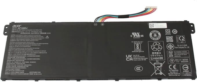 Acer KT.00205.006 Batterij - 37Wh - 7,7V (AP16M5J)