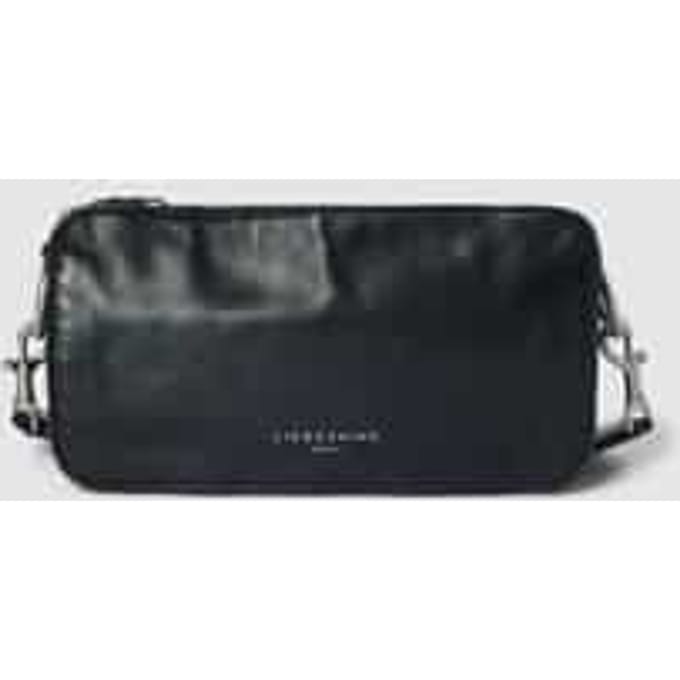 Handtas met label-details model 'Clarice'