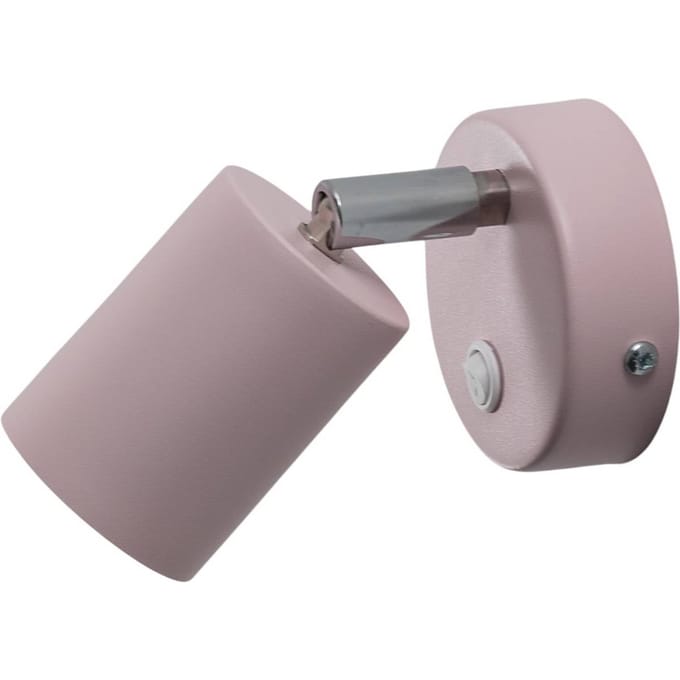 Luminex Wandspot Fun, roze, 14 cm hoog, verstelbaar, GU10
